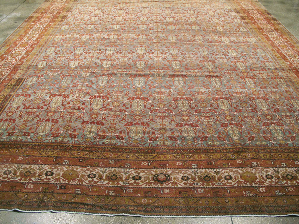 Antique Persian Malayer Rug, No.23329 - Staging