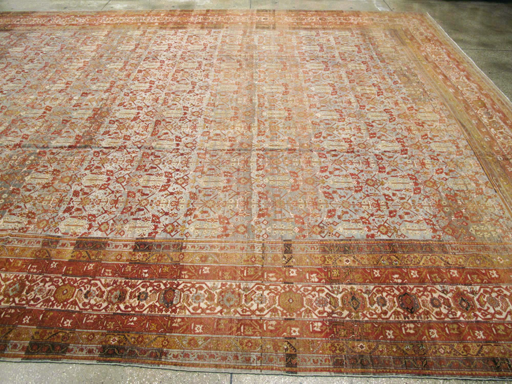 Antique Persian Malayer Rug, No.23329 - Staging