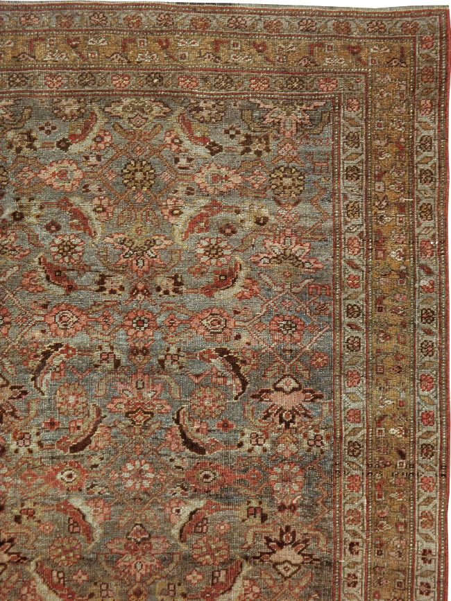 Antique Persian Bidjar Carpet, No.23336 - Staging