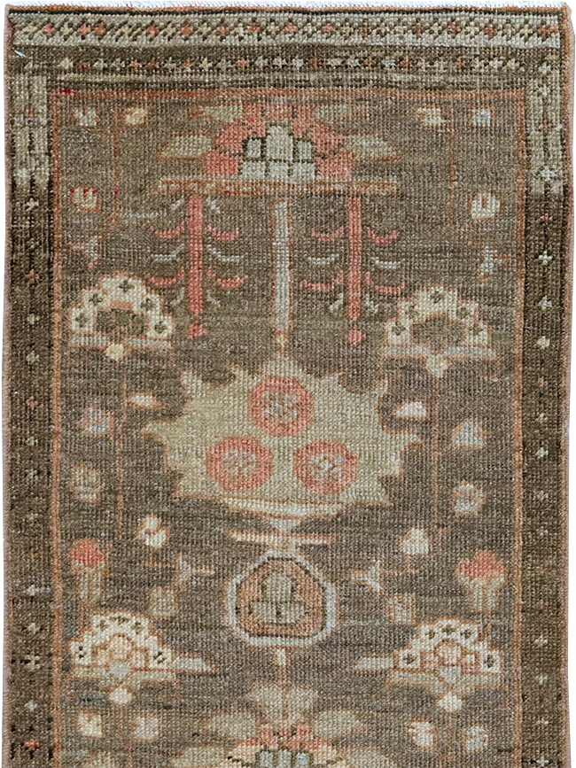 Antique Persian Heriz Runner, No.23337 - Staging