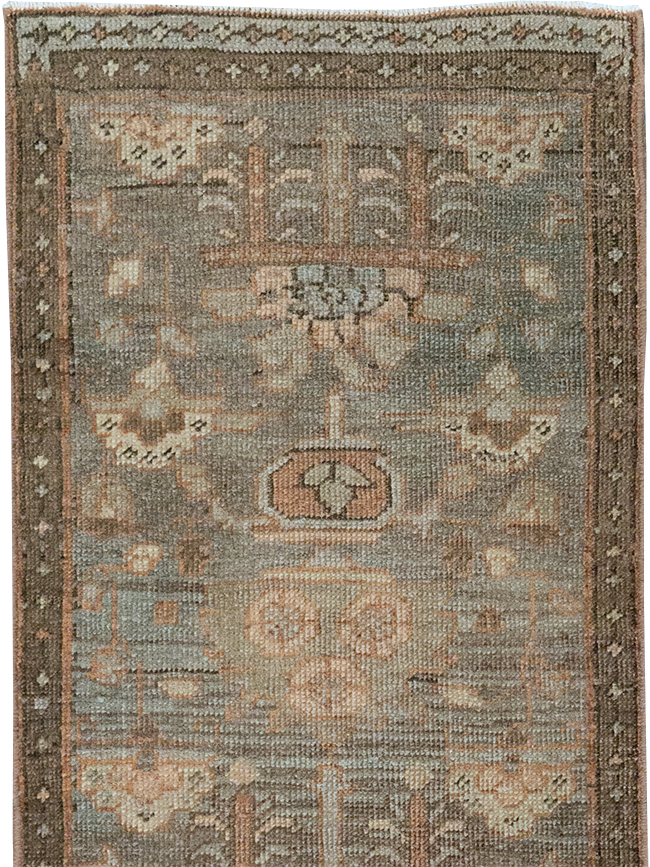 Antique Persian Heriz Runner, No.23337 - Staging