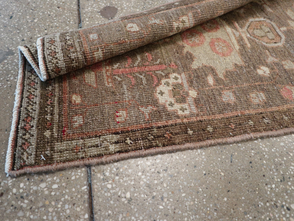 Antique Persian Heriz Runner, No.23337 - Staging