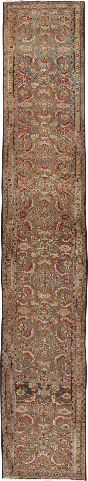Vintage Persian Malayer Runner, No.23338 - Staging