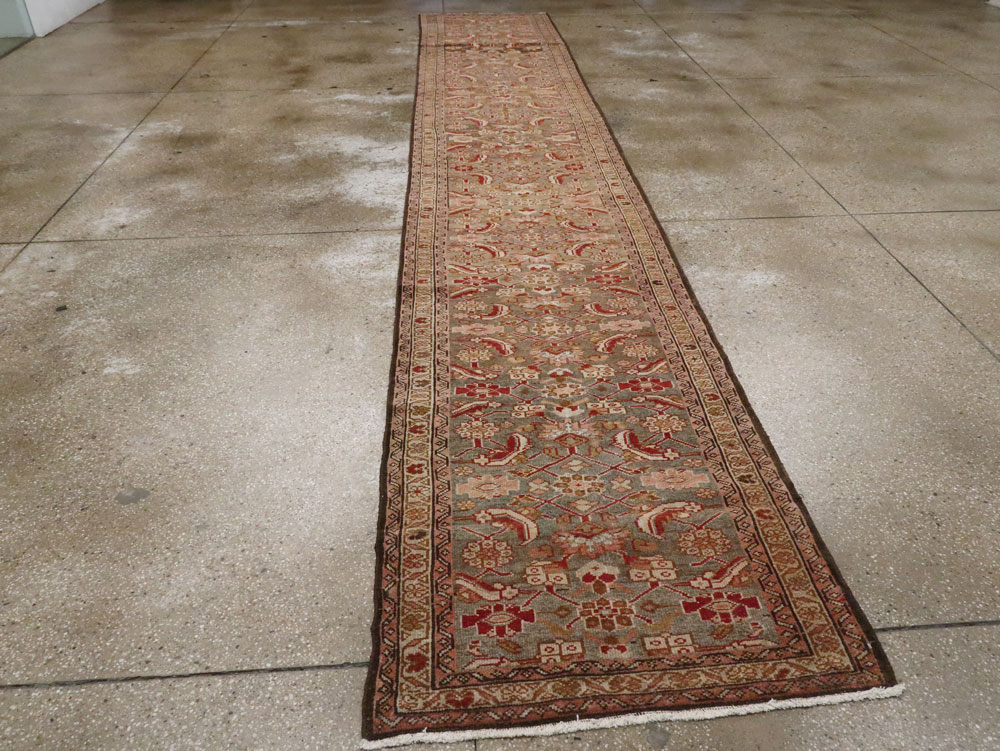 Vintage Persian Malayer Runner, No.23338 - Staging