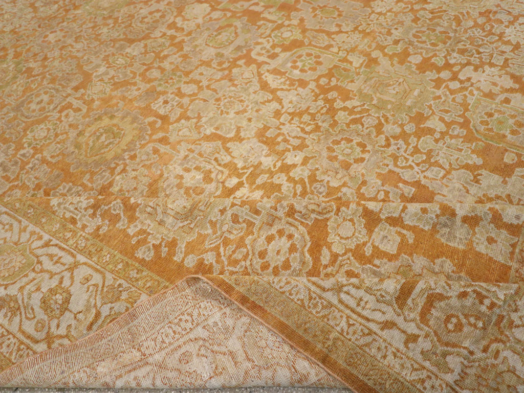 Antique Persian Mahal Large Carpet, No.23340 - Staging