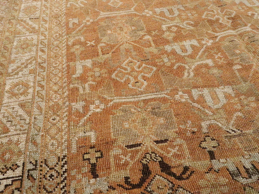 Vintage Persian Afshar Rug, No.23343 - Staging