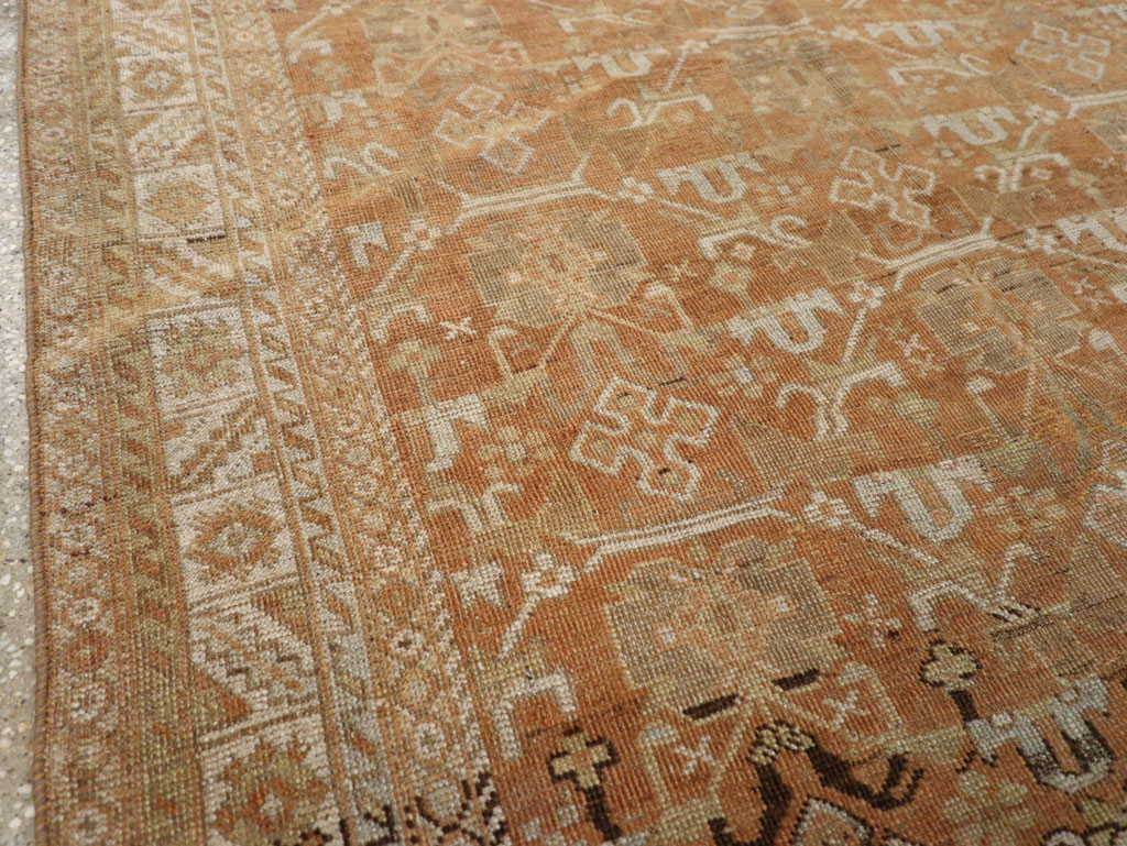 Vintage Persian Afshar Rug, No.23343 - Staging
