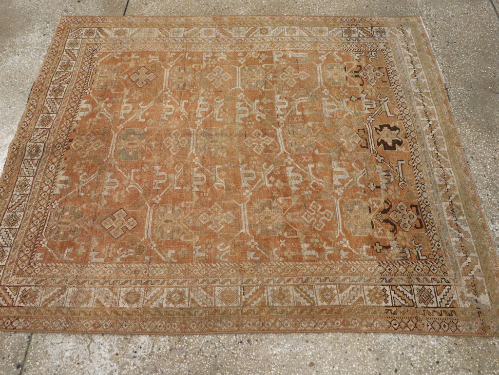 Vintage Persian Afshar Rug, No.23343 - Staging