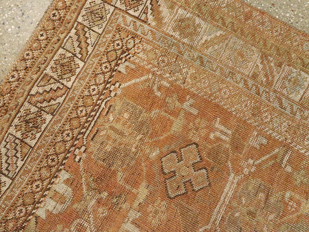 Vintage Persian Afshar Rug, No.23343 - Staging