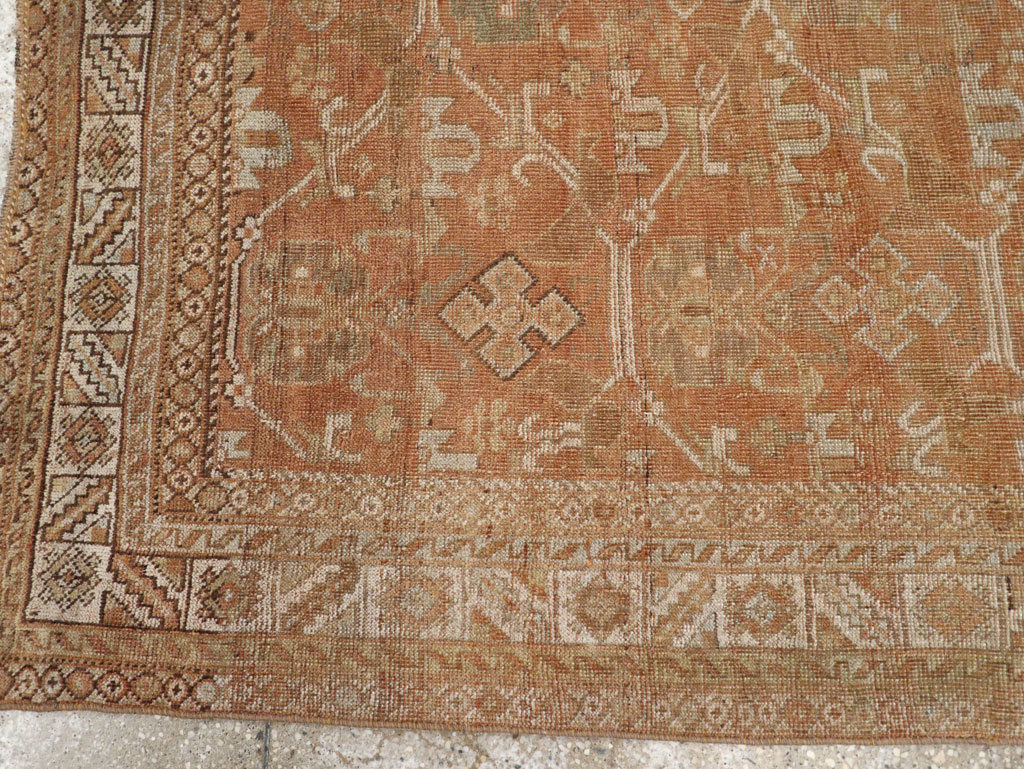 Vintage Persian Afshar Rug, No.23343 - Staging