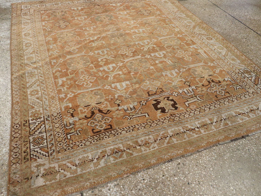 Vintage Persian Afshar Rug, No.23343 - Staging