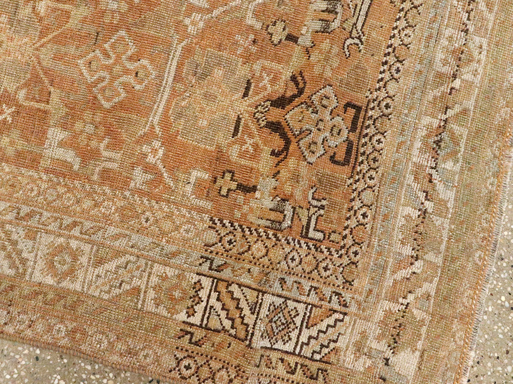 Vintage Persian Afshar Rug, No.23343 - Staging