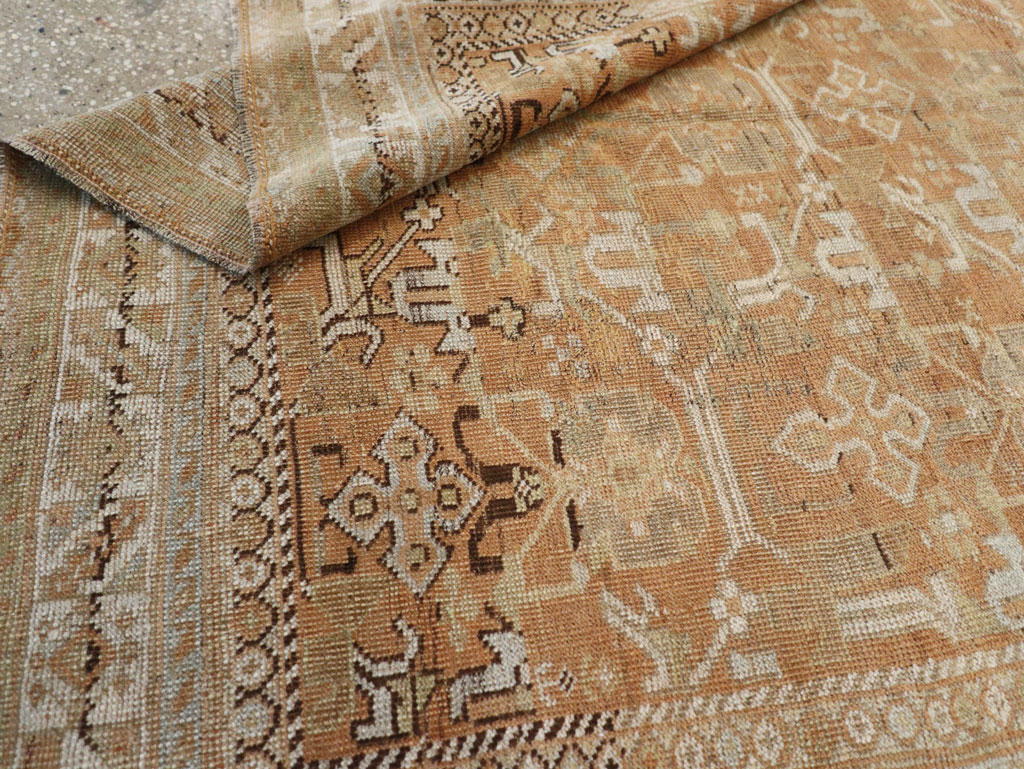 Vintage Persian Afshar Rug, No.23343 - Staging