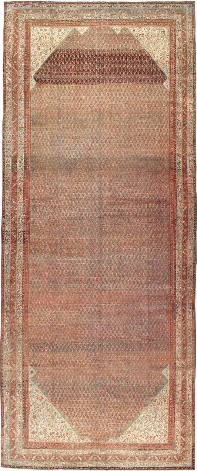 Antique Persian Malayer Carpet, No.23344 - Staging