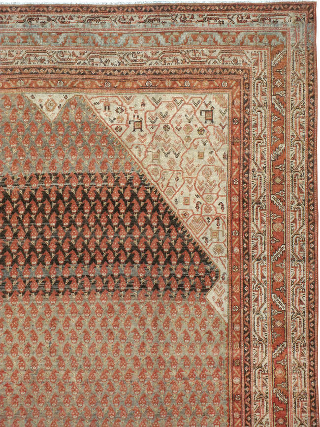 Antique Persian Malayer Carpet, No.23344 - Staging