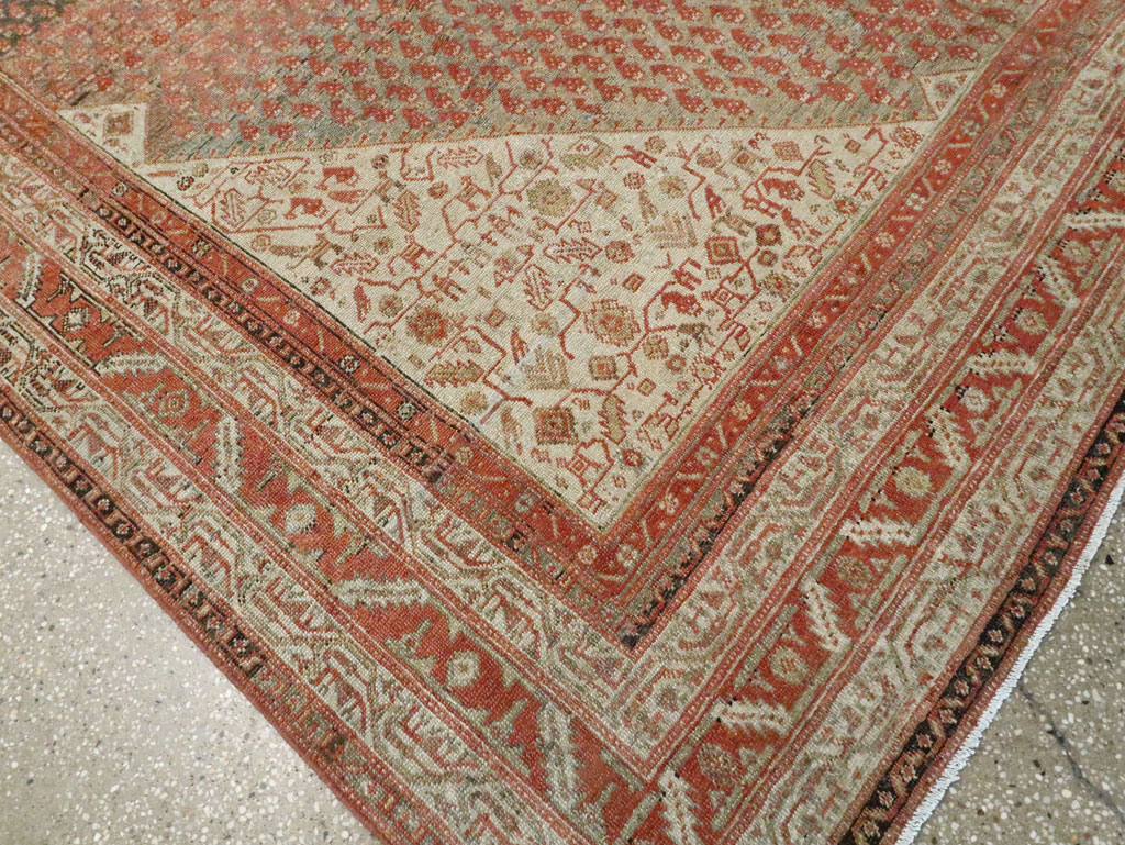 Antique Persian Malayer Carpet, No.23344 - Staging