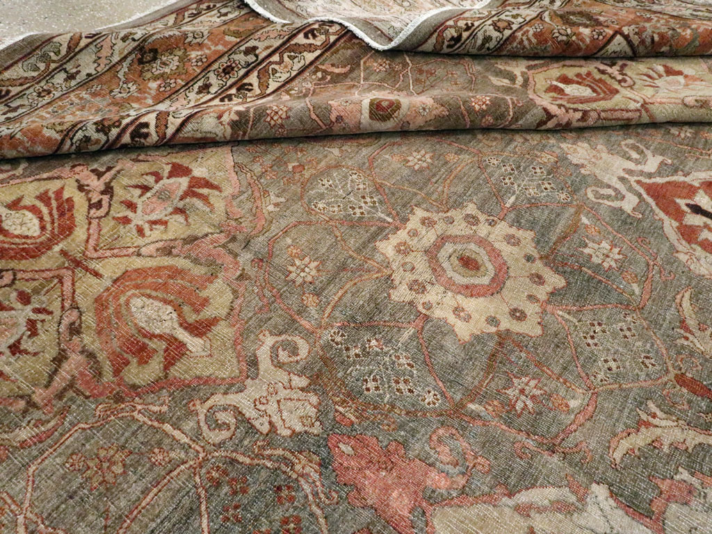 Antique Persian Bidjar Carpet, No.23352 - Staging