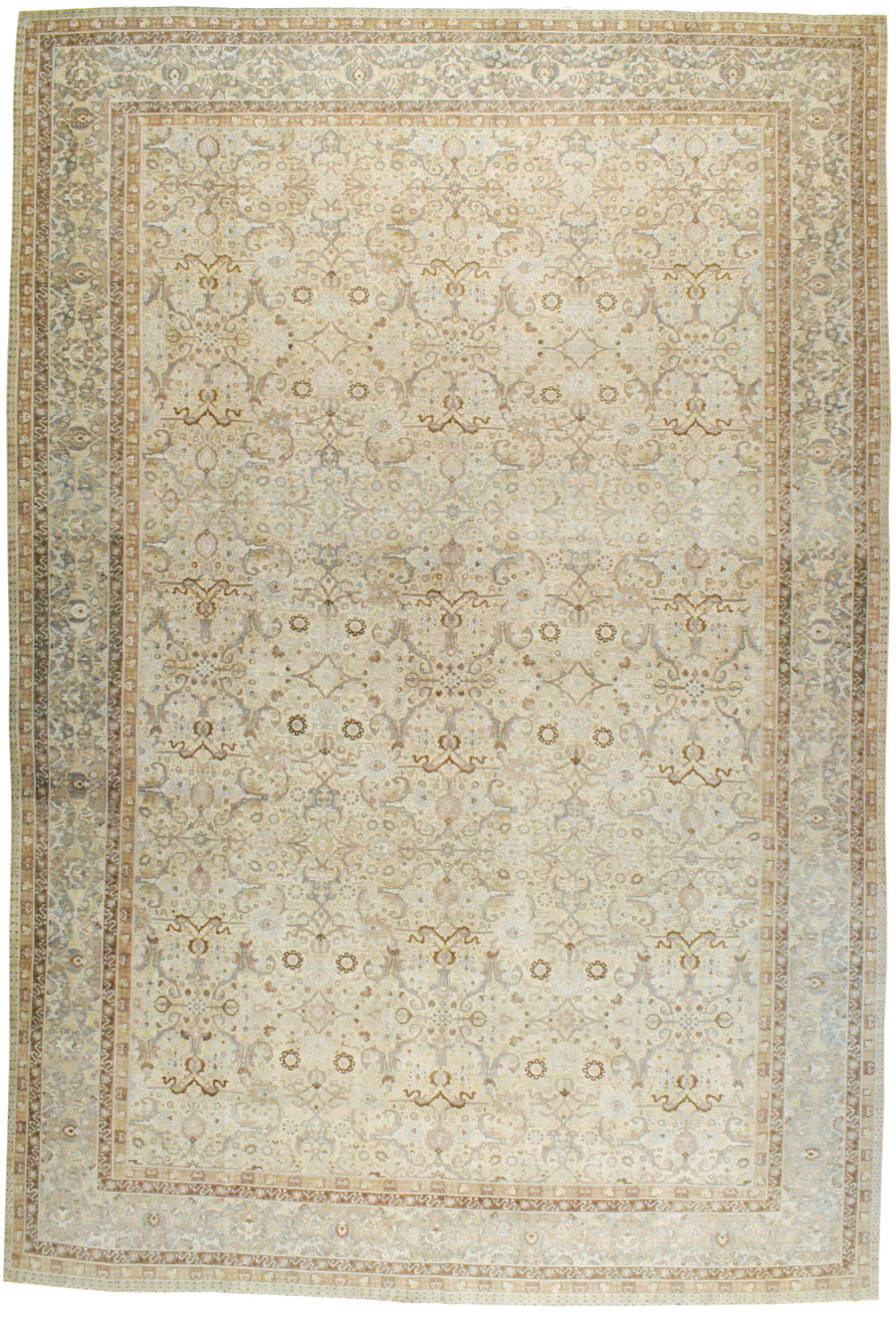 Antique Persian Tabriz Carpet, No.23353 - Staging