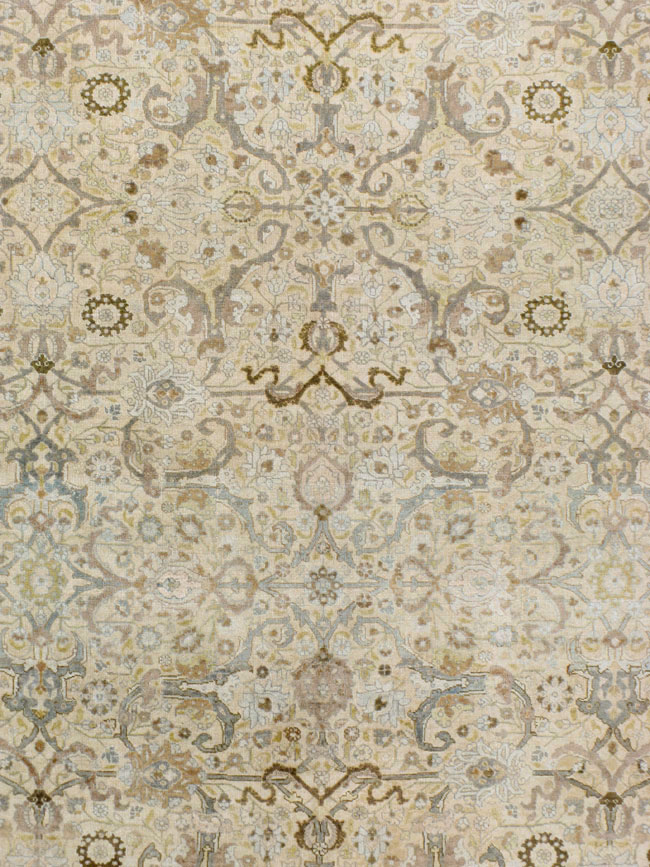 Antique Persian Tabriz Carpet, No.23353 - Staging