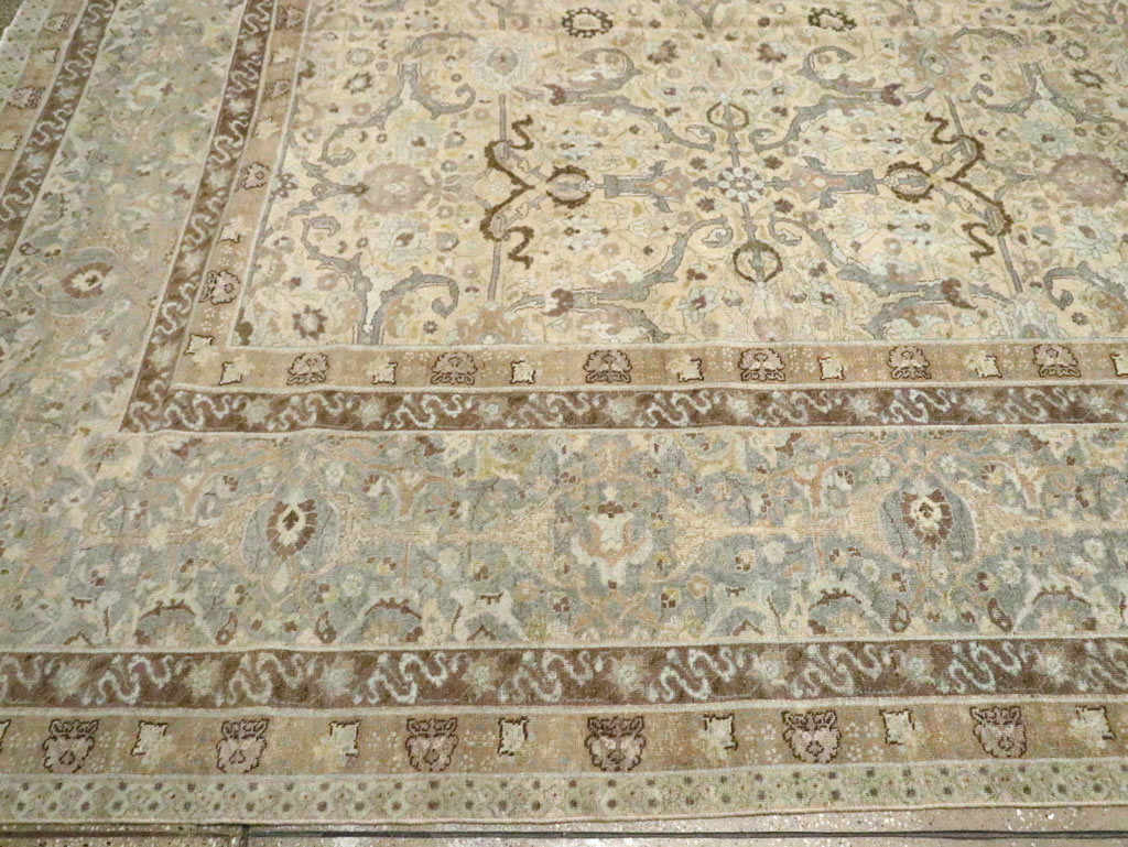 Antique Persian Tabriz Carpet, No.23353 - Staging