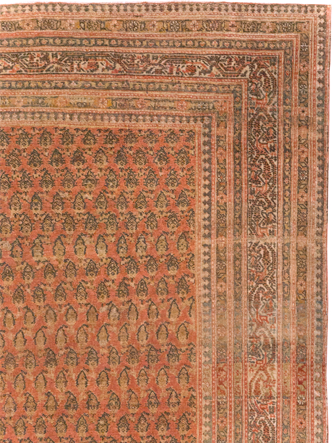 Antique Persian Malayer Gallery Carpet, No.23360 - Staging