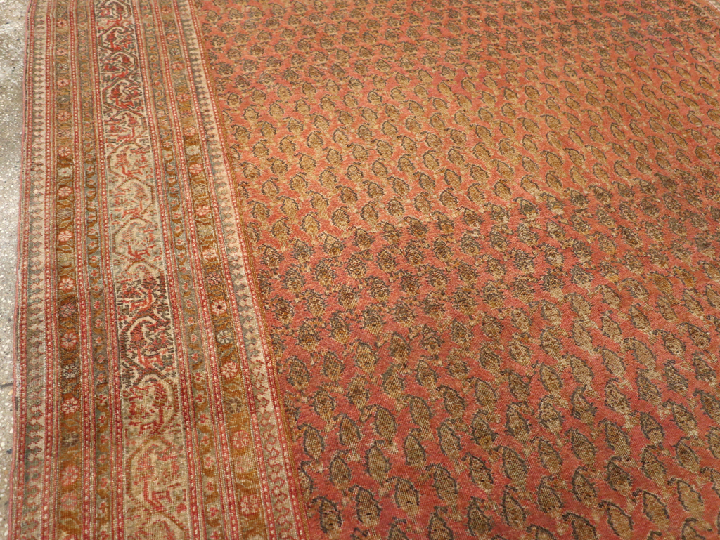 Antique Persian Malayer Gallery Carpet, No.23360 - Staging