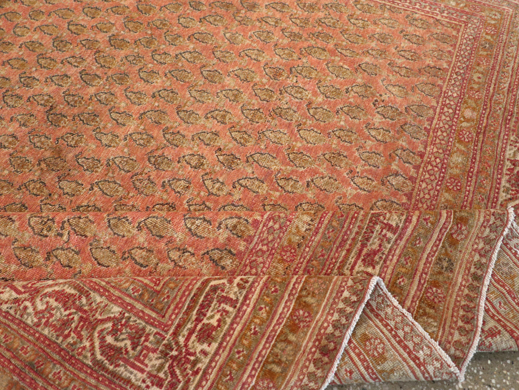 Antique Persian Malayer Gallery Carpet, No.23360 - Staging