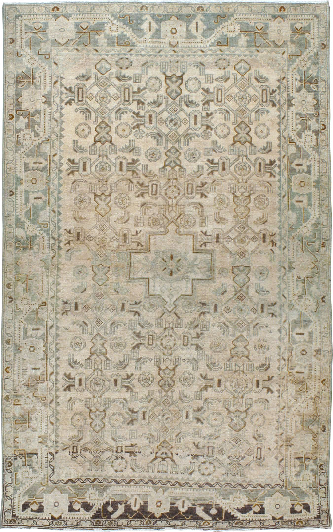 Vintage Persian Malayer Rug, No.23361 - Staging