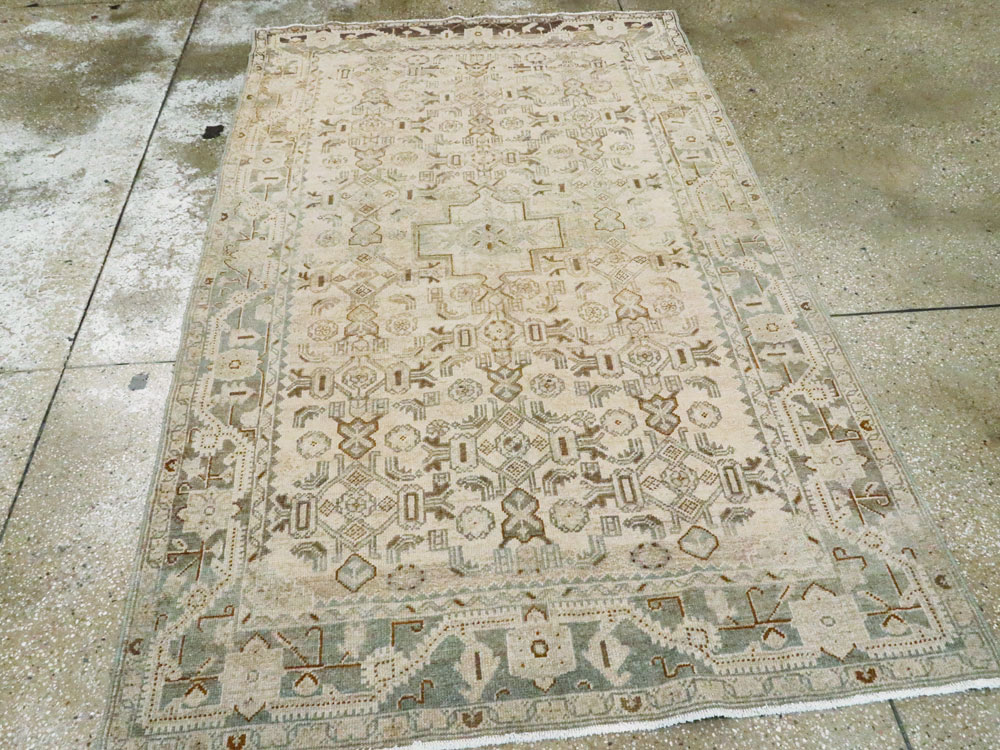 Vintage Persian Malayer Rug, No.23361 - Staging