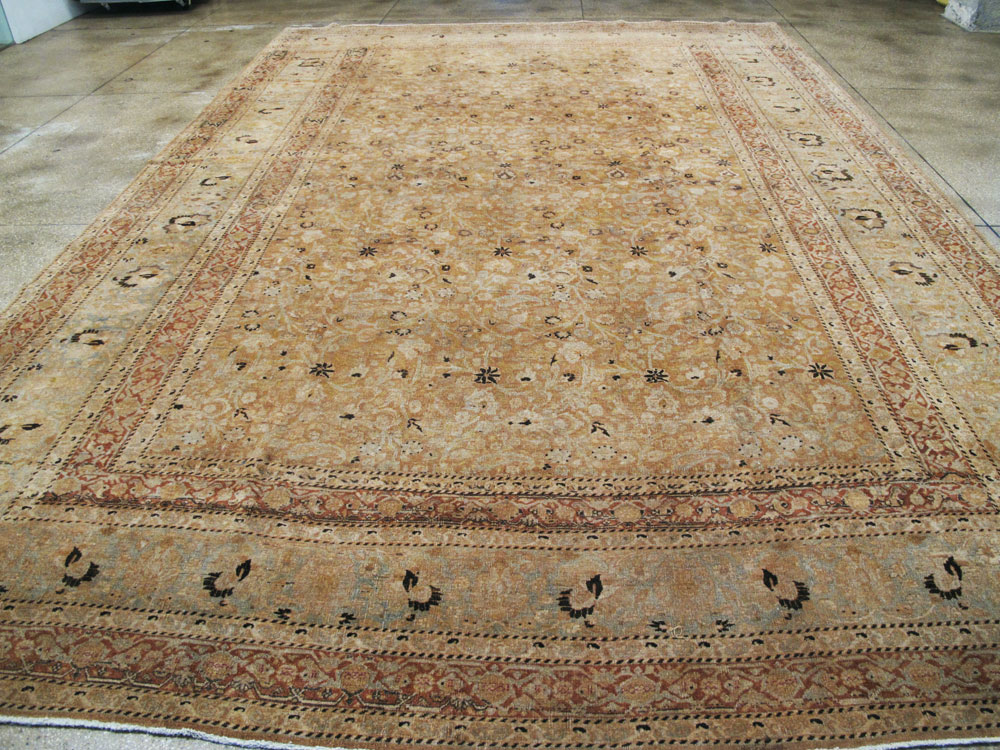 Antique Persian Mashad Carpet, No.23363 - Staging