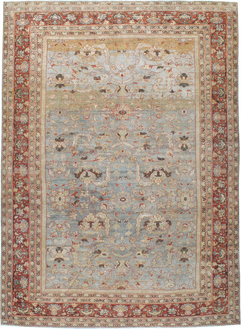 Antique Persian Mahal Carpet, No.23365 - Staging