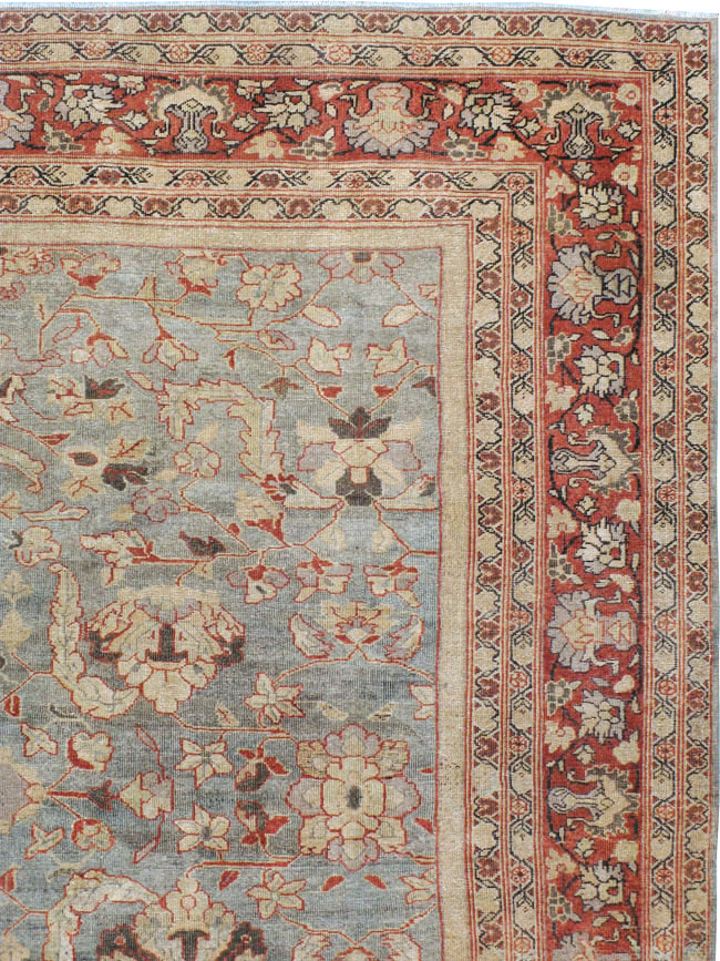 Antique Persian Mahal Carpet, No.23365 - Staging