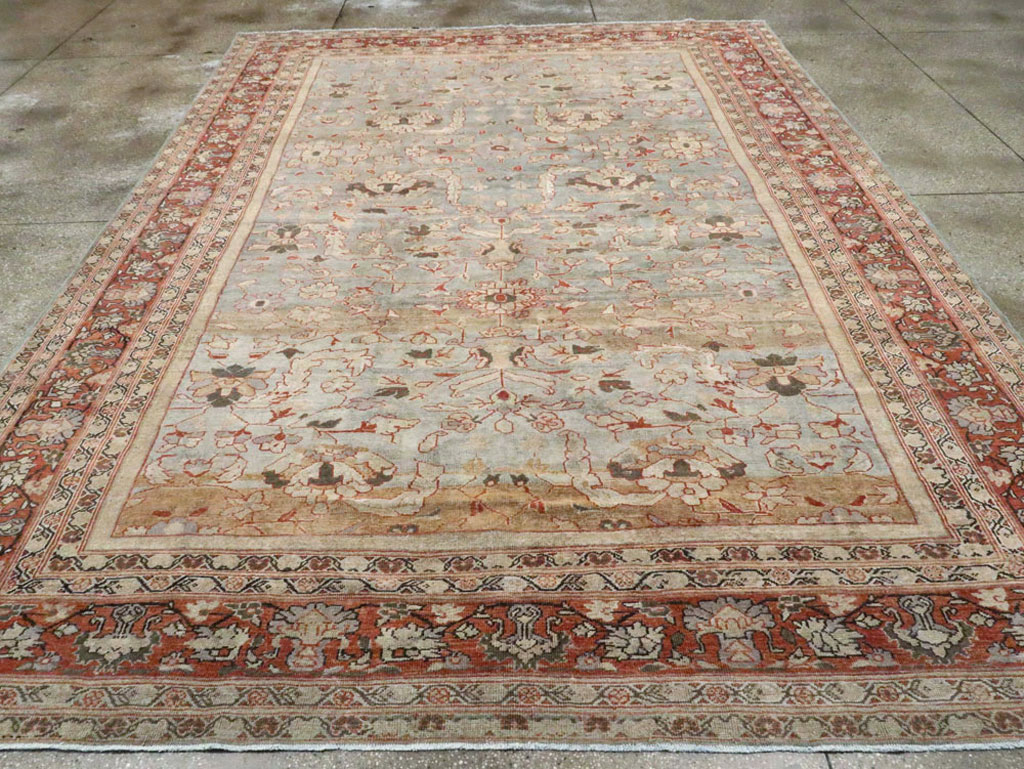Antique Persian Mahal Carpet, No.23365 - Staging