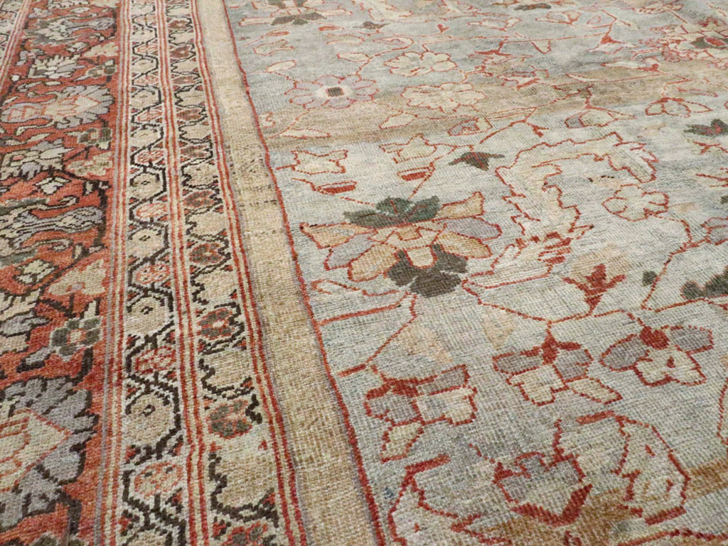Antique Persian Mahal Carpet, No.23365 - Staging