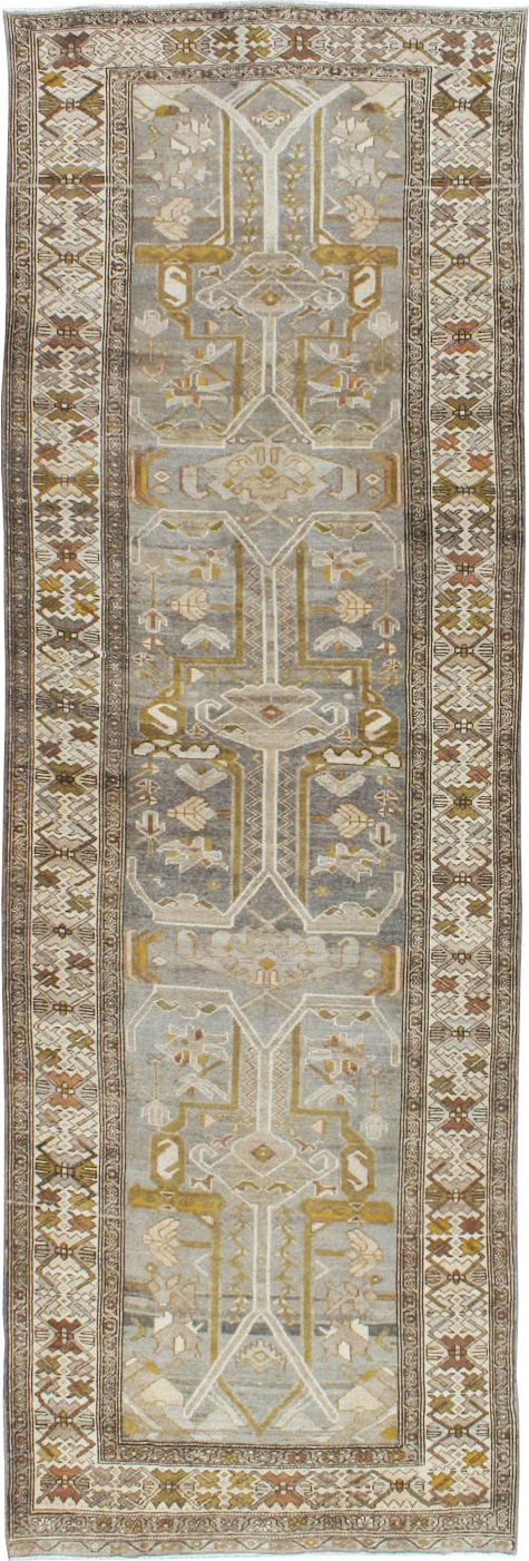 Vintage Persian Malayer Wide Gallery Runner, No.23375 - Staging