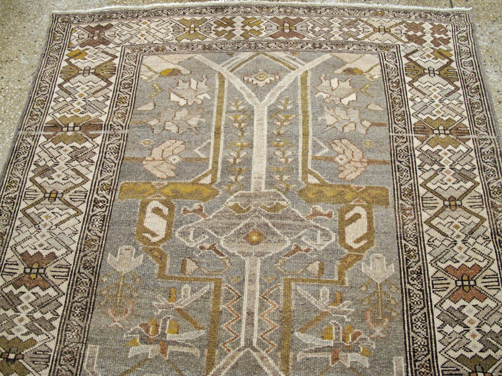 Vintage Persian Malayer Wide Gallery Runner, No.23375 - Staging