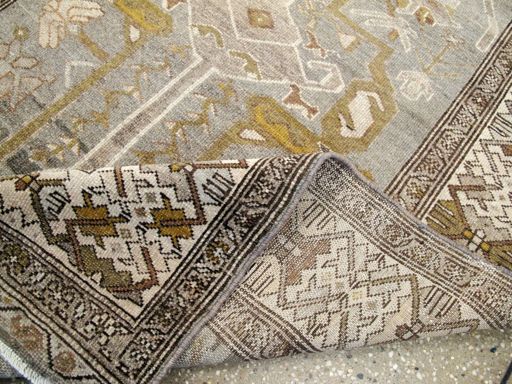 Vintage Persian Malayer Wide Gallery Runner, No.23375 - Staging