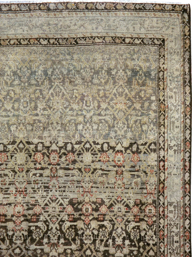 Vintage Persian Malayer Gallery Carpet, No.23384 - Staging
