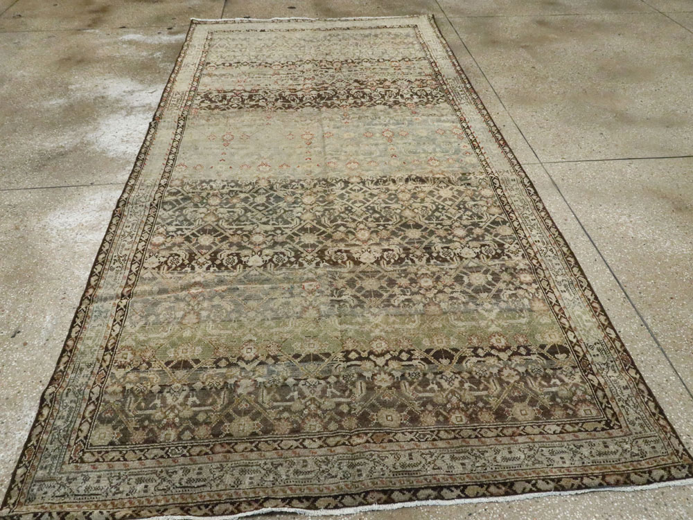 Vintage Persian Malayer Gallery Carpet, No.23384 - Staging