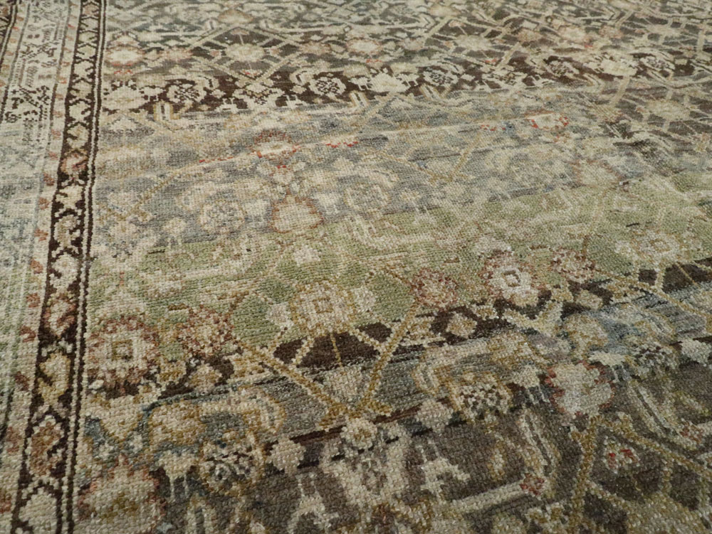 Vintage Persian Malayer Gallery Carpet, No.23384 - Staging