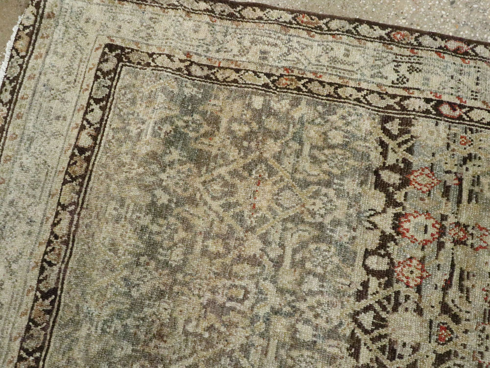 Vintage Persian Malayer Gallery Carpet, No.23384 - Staging