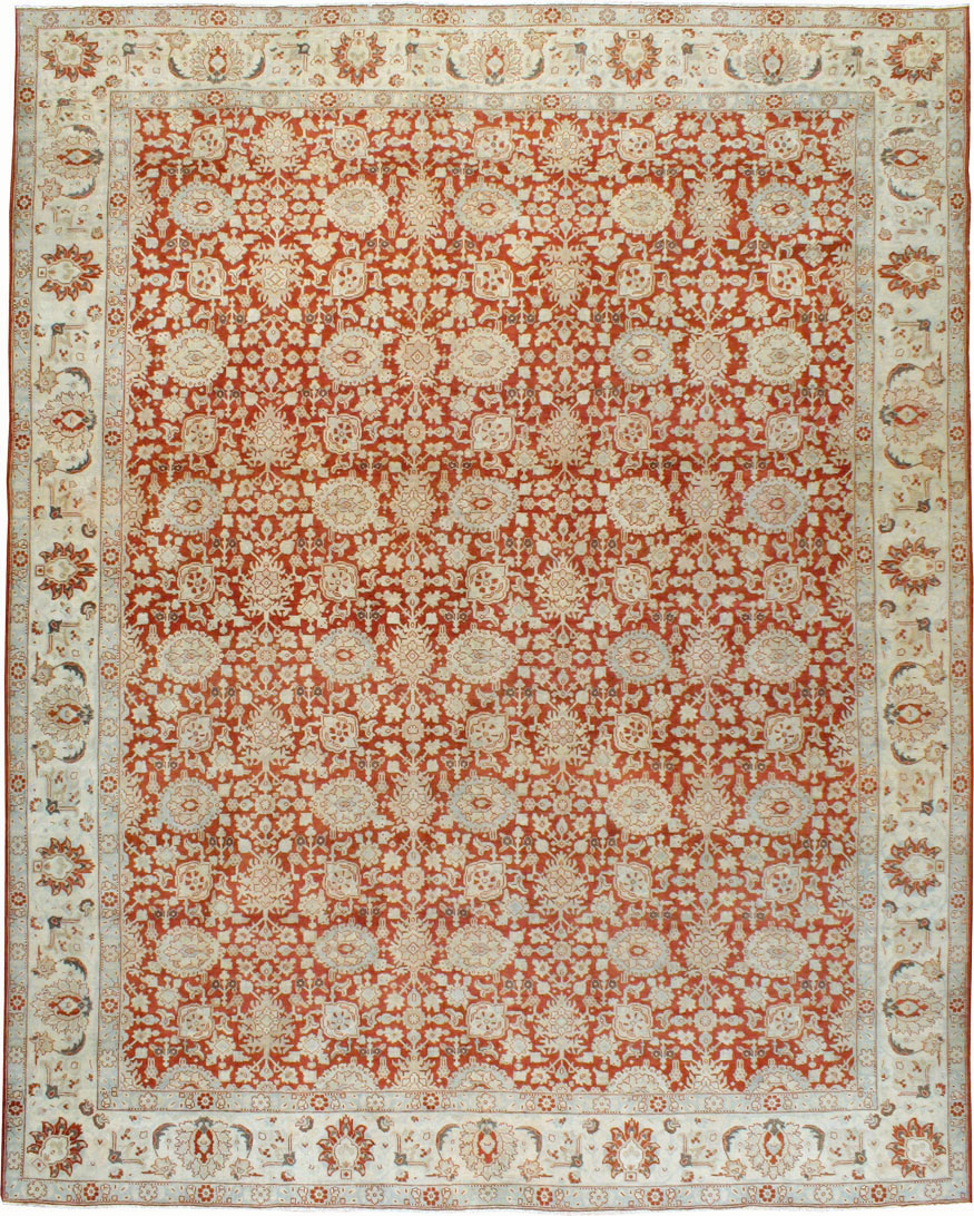 Antique Persian Tabriz Carpet, No.23386 - Staging