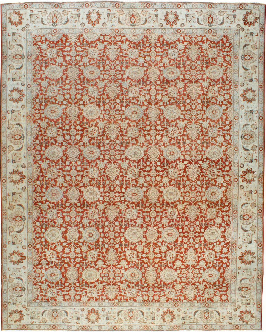 Antique Persian Tabriz Carpet, No.23386 - Staging
