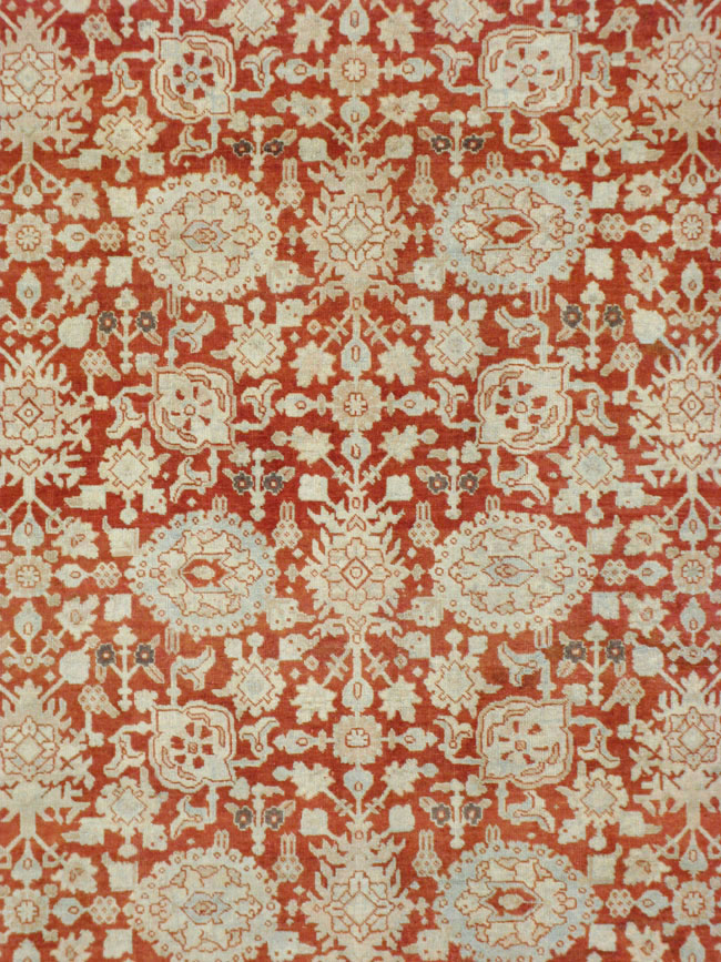 Antique Persian Tabriz Carpet, No.23386 - Staging