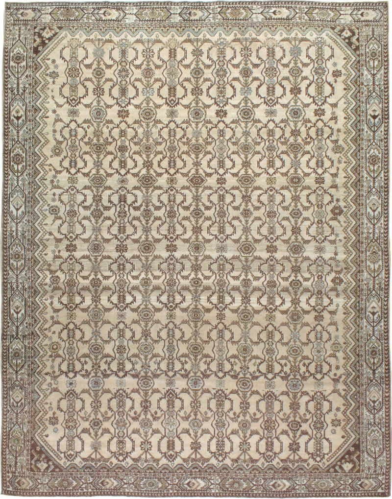Antique Persian Malayer Carpet, No.23387 - Staging