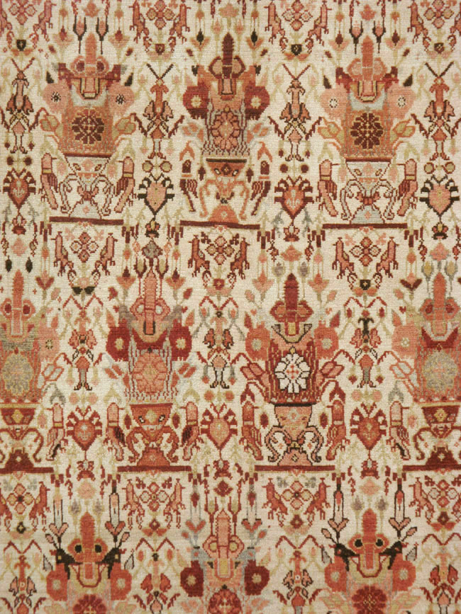 Antique Persian Malayer Carpet, No.23390 - Staging