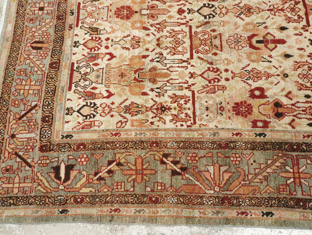 Antique Persian Malayer Carpet, No.23390 - Staging