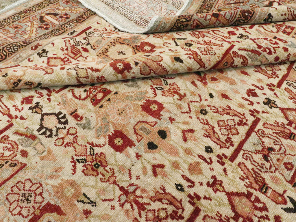 Antique Persian Malayer Carpet, No.23390 - Staging
