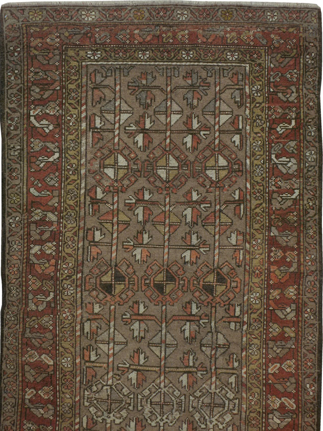 Vintage Persian Serab Gallery Carpet, No.23392 - Staging