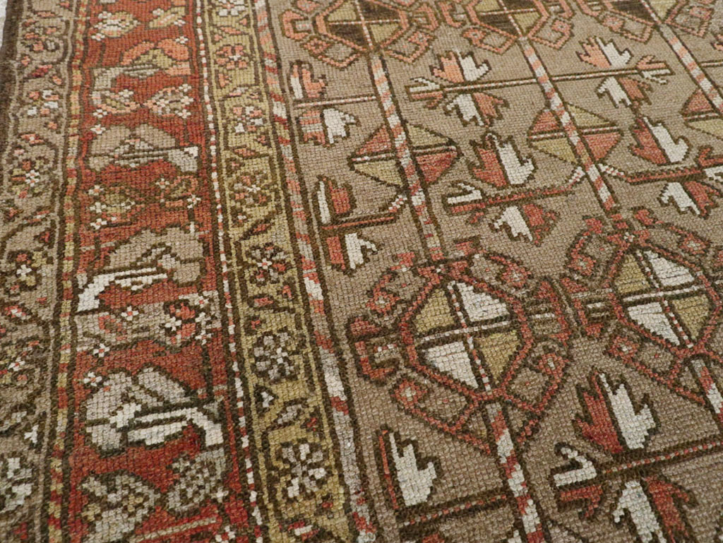 Vintage Persian Serab Gallery Carpet, No.23392 - Staging